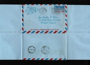OPC 1959 Aerograma Harrisburg PA a Varsovia Polonia 43626 - Imagen 1 de 2