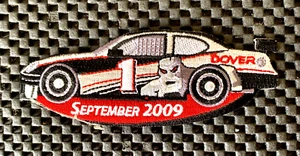 DOVER CAR # 1 SEPTEMBER 2009 NASCAR EMBROIDERED SEW ON PATCH 4 1/2" x 1 3/4" NOS - Bild 1 von 2