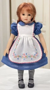 Boneka Alice im Wunderland inspiriertes Kleid 4 10 Zoll Heidi Plusczok Puppe - Bild 1 von 8