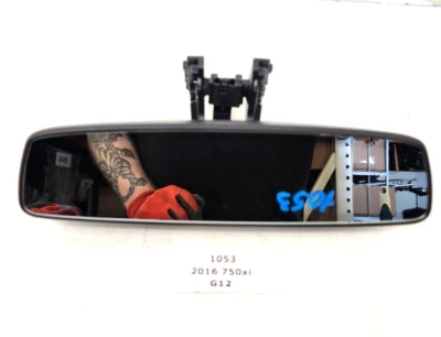 ✅ 16-19 OEM BMW G30 G32 G12 F90 M5 Rear View Interior Mirror Homelink EC/LED/GTO - Image 1 of 4