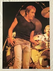 1980 POSTER ROGER DALTREY THE WHO NEW IN TUBE HOLLAND IMPORT ROCK MUSIC LIVE - Picture 1 of 4