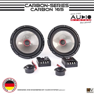 Audio System Carbon 165 16,5 cm 2 vie componenti altoparlanti set 165 mm woofer - Foto 1 di 5
