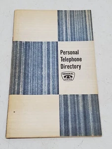 Vintage 50s General Telephone System Personal Telephone Directory - Starlight Ad - Picture 1 of 17