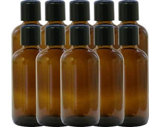 10 x 100ml Braunglasflasche mit Tropfeinsatz 2,0mm - Bild 1 von 4