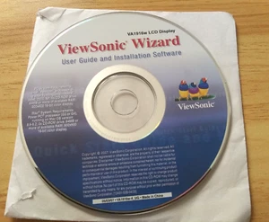 ViewSonic Wizard VA1916W LCD Display CD-ROM User Guide & Installation Software - Picture 1 of 1