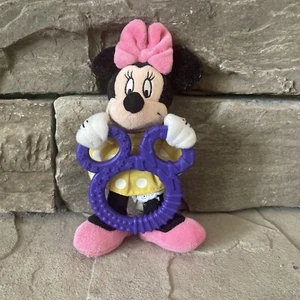 VTG Minnie Mouse With Silicone Mickey  Teether -Rare find - Picture 1 of 7