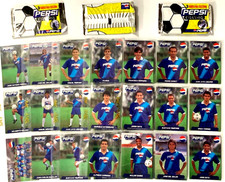 PEPSI FOOTBALL CARDS PERU 1997 Soccer Team FULL SET 43/43 RARE Nolberto Solano