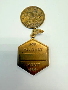 2 Vintage Vietnam Era Military Army Medals Bronze Color One For Milatary Merit - Picture 1 of 6