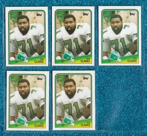 NM-MINT OR BETTER (5) CARD LOT 1988 TOPPS #242 KEN CLARKE EAGLES SYRACUSE ORANGE - Picture 1 of 1