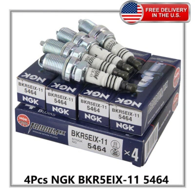 EE. UU. 4 piezas BKR5EIX-11 5464 bujías para GEO HYUNDAI KIA MAZDA NISSAN ISUZU Foto 1 de 4