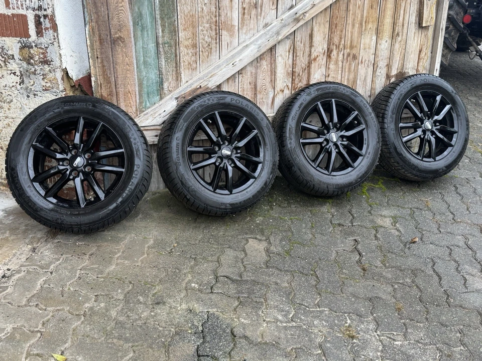 Winterräder Ford Puma J2K 215/60 R15 4 Stk. RDKS Sensoren Barum Polaris 5 - Bild 1 von 4