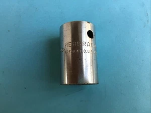 Herbrand 11/16" Standard Chrome Sockt 1/2" drive 12 point #S-122 USA socket - Bild 1 von 5