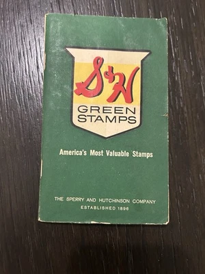 S&W Green Stamps Booklet Filled With Stamps From 1950s - Image 1 of 4
