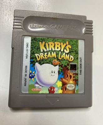Kirby's Dream Land (Nintendo Game Boy, 1992) solo cartucho auténtico Foto 1 de 4