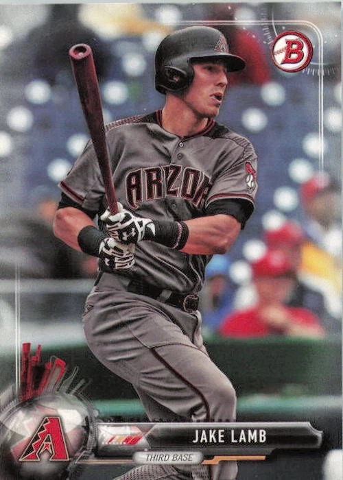 2017 Bowman Baseball #71 Jake Lamb Arizona Diamondbacks - Image 1 of 2