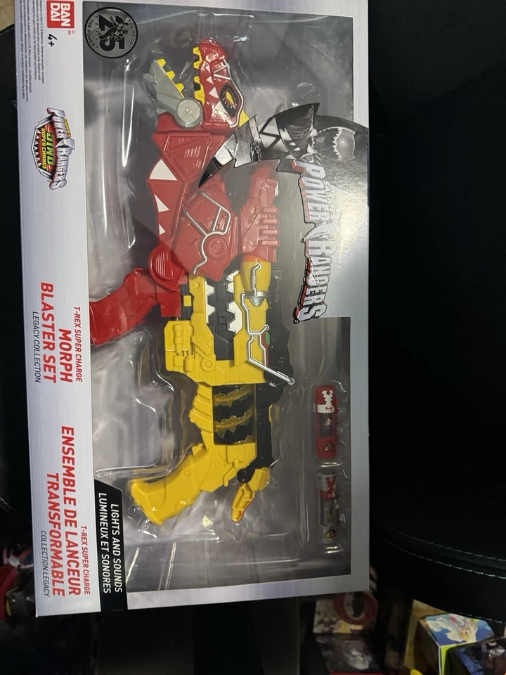 Power Rangers Dino Charge Morpher Legacy T-Rex Super Morph Blaster Set Sonido   Foto 1 de 1
