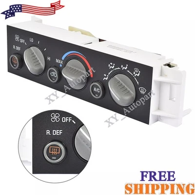 For 1996-2000 Chevrolet C1500 C2500 A/C Heater Climate Control 9378805 1572547 - Image 1 of 4