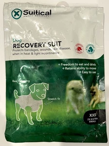NEW-Suitical DOG Recovery Suit – 2X Extra Small – Black. Professional Body Shirt - Picture 1 of 2