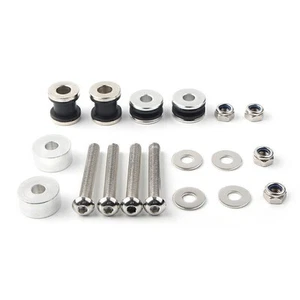 Sissy Bar Docking Hardware Kit Satz Passend für Harley Softail FLSTC FXSTC - Picture 1 of 11