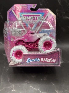 Monster Jam 1:64 Sparkle Smash Exclusive Limited Edition NATIONAL UNICORN DAY - Picture 1 of 2