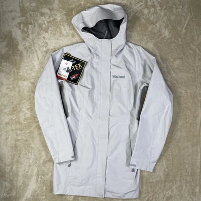 Marmot Gore-Tex Essential Jacket MSRP $230 Womens Small Hooded Waterproof Shell - Image 1 of 4