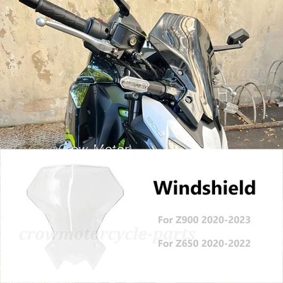 For Kawasaki Z650 2020-2022 Front Windshield Windproof Screen Wind Deflector - Image 1 of 4