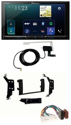 Pioneer 2DIN DAB USB MP3 Bluetooth Autoradio für Toyota Prius 2004-2009 schwarz - Bild 1 von 4