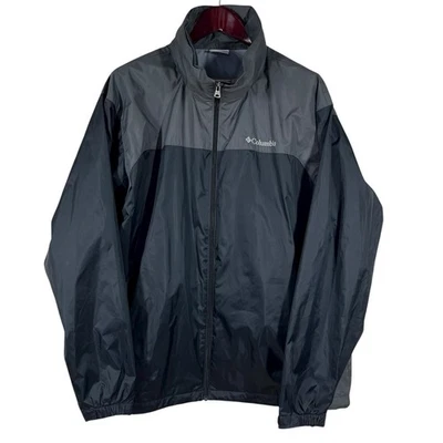 Columbia Glennaker Lake II Hooded Rain Jacket Mens XL Nylon Lightweight Packable - Image 1 of 4