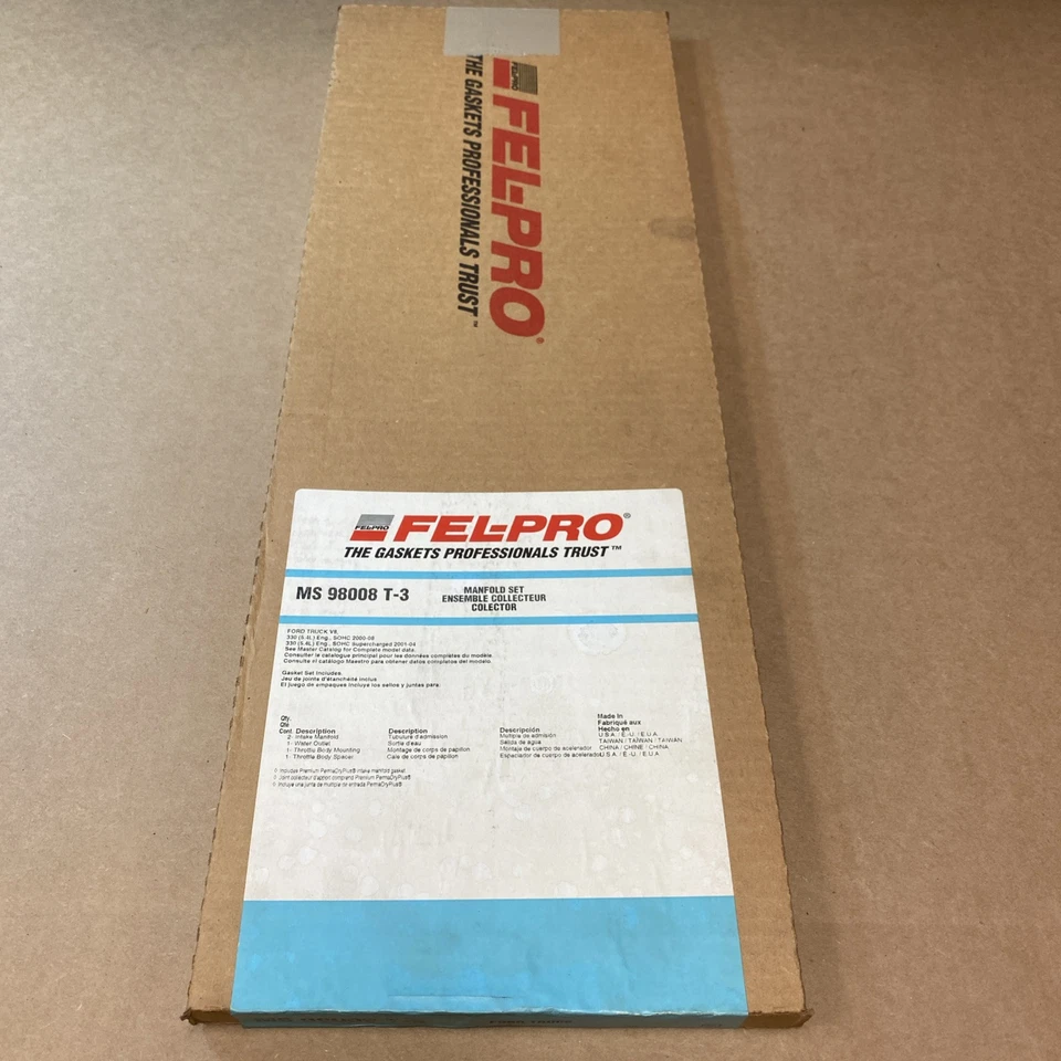 Fel-Pro MS 98008 T-3 fits Engine Intake Manifold Gasket Set! FS! - Image 1 of 3