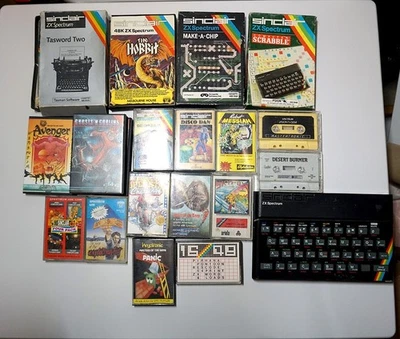 Sinclair ZX Spectrum 48k Computer & Games bundle - Image 1 of 4
