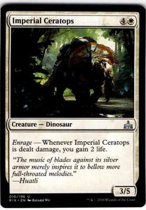 MTG Imperial Ceratops Rivals of Ixalan Uncommon #10 - Picture 1 of 2