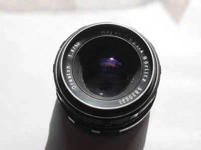 Meyer OpticGorlitz Oreston 50/1.8 Exakta Bayonet lens - Image 1 of 4