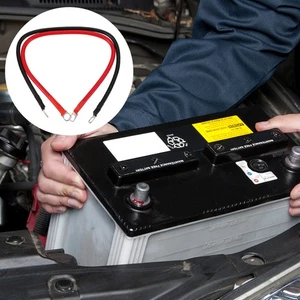 Cable de soldadura de cobre de 2 piezas Cable de batería de calibre 2 Cable de batería automático - Imagen 1 de 12