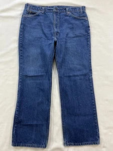 Jeans de Colección Levis 517 Bootcut Para Hombre Ajustados 38/39x29 Pestaña Naranja Hechos en EE. UU. Azul Denim - Imagen 1 de 10