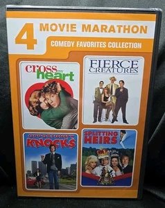 4 Movie Marathon Comedy Favorites Collection - Cross My Heart, Knocks DVD NEW - Picture 1 of 5