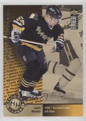 1995-96 Collector's Choice Hardware Heroes Player's Club Larry Murphy #386 HOF - Image 1 of 2