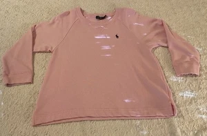 POLO RALPH LAUREN Pink Women’s Sweatshirt Medium - Picture 1 of 9