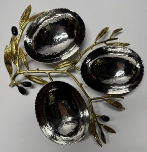 Michael Aram Olivenzweig Dreifachschale - Bild 1 von 4