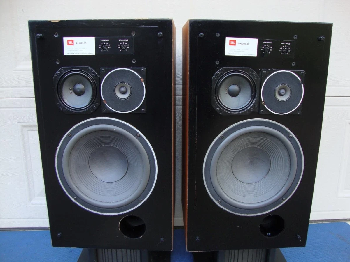 【動作確認済み】JBL Decade 36 L36 スピーカー  ペア JBL L36 Decade オークキャビネット アルニコ3wayスピーカー