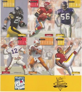 1994 Skybox Impact / National Sports Collectors Convention Football Promo Sheet - Picture 1 of 2
