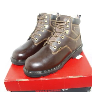 WOLVERINE mens NOLAN lace up ankle boots shoe sizes 12 & 13 M brown leather NEW - Picture 1 of 6