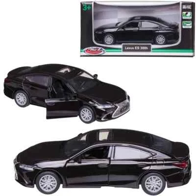 Lexus ES300h, Metal Model Diecast Car Scale, Collectible Toy Cars, black, 1/43 - Image 1 of 4