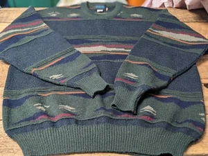 Suéter de Lana Vintage Hecho en Nueva Zelanda Talla Grande Marca Time Pieces - Imagen 1 de 4