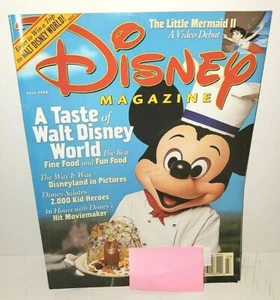 RIVISTA DISNEY AUTUNNO 2000 DISNEY WORLD FOOD NUMERO FOTO VINTAGE DISNEYLAND - Foto 1 di 1