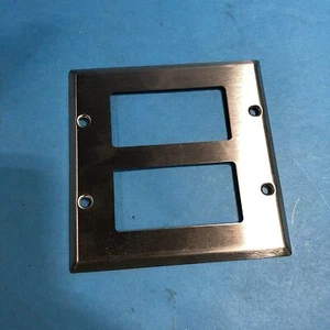 Mulberry 93402 Standard Receptacle Wall Plate, 2 Gangs, 4.5 in H x 4.56 in W, 30 - Picture 1 of 2