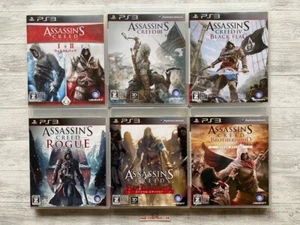 SONY PS3 Assassin’s Creed Ⅰ+Ⅱ Ⅲ 4 Black Flag & Rogue & Revelations & Brotherhood - Picture 1 of 14
