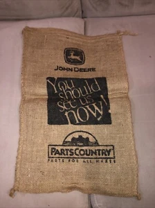 NOS John Deere Parts Country Sackleinen Tasche/Sack - Bild 1 von 2