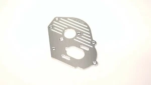 STRC ST9490S SILVER ANODIZED FINNED HEAT SINK MOTOR PLATE for TRAXXAS DRAG SLASH - Picture 1 of 1