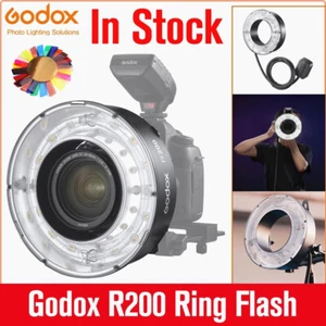 Godox R200 Led Ring Flash Macro Speedlite 200Ws 5800±200K for AD200 Pro Sony  - Picture 1 of 9