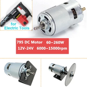 Großer Torque Tools Motor Doppelkugellager 795 DC Motor 12V 24V 12000U/min - Bild 1 von 10